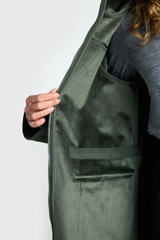 Softshell fabric coat 8 | GREEN | Audimas