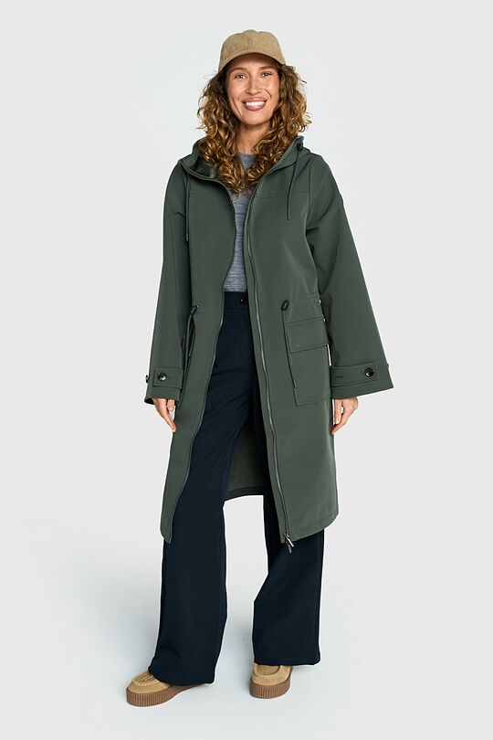 Softshell fabric coat 1 | GREEN | Audimas