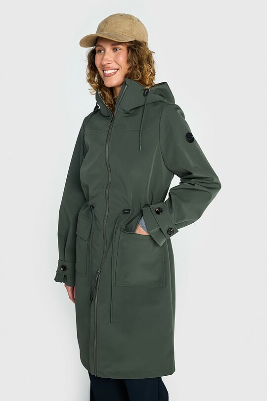 Softshell fabric coat 10 | GREEN | Audimas