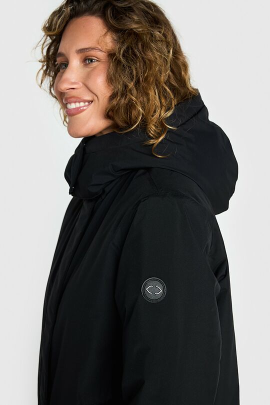 Coat with membrane and synthetic insulation 4 | BLACK | Audimas