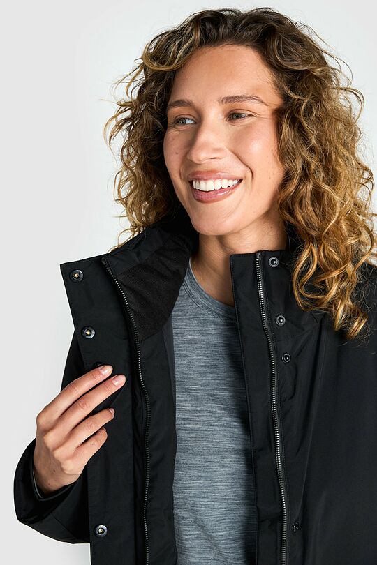 Coat with membrane and synthetic insulation 8 | BLACK | Audimas