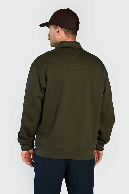 Polo half-zip sweatshirt 2 | GREEN | Audimas