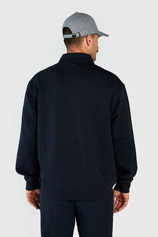 Polo half-zip sweatshirt 2 | BLUE | Audimas