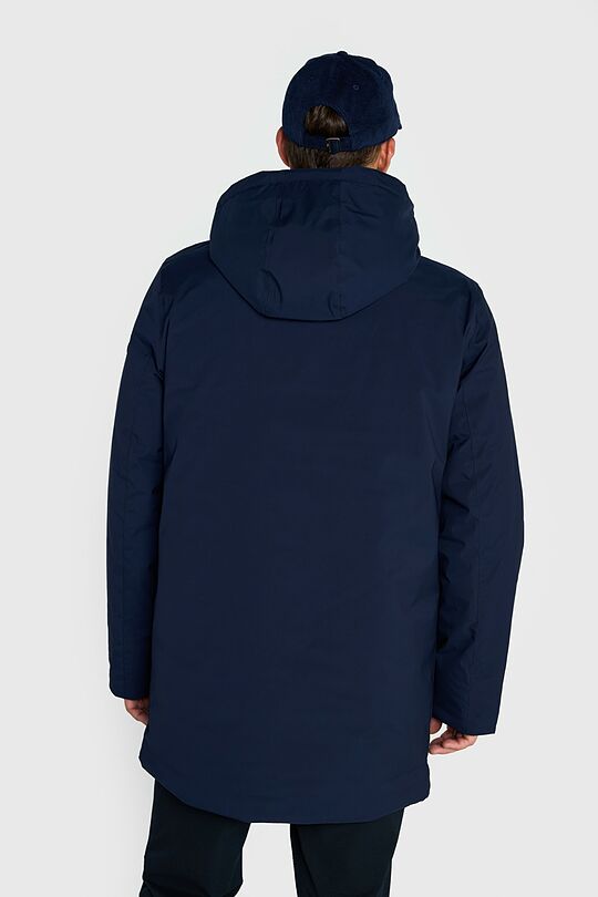 Elongated jacket with synthetic insulation 2 | BLUE | Audimas