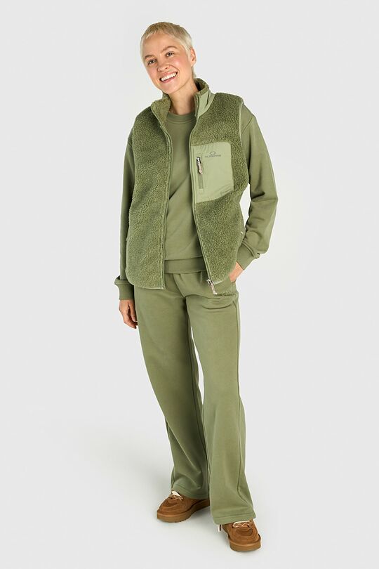 Sherpa fleece vest 5 | GREEN | Audimas
