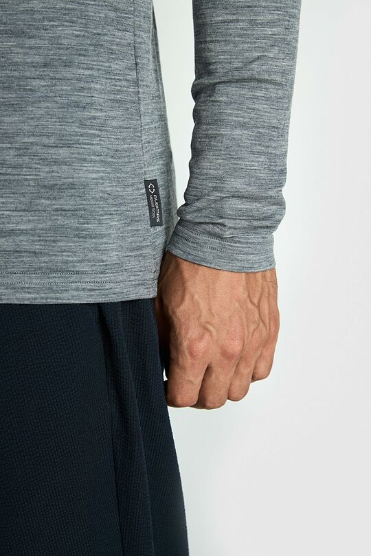 Light merino wool roll neck top 3 | GREY | Audimas