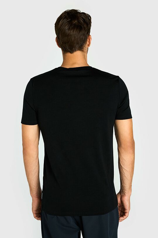 Light merino wool T-shirt 2 | BLACK | Audimas