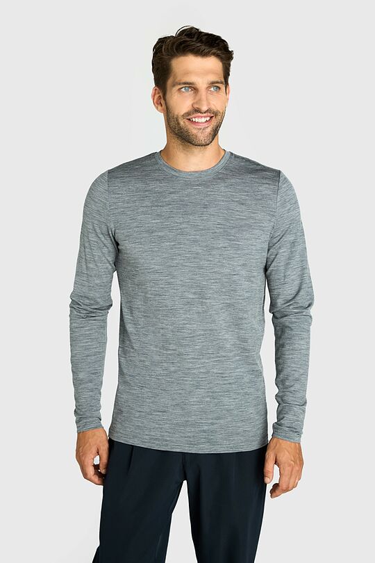 Light merino wool long sleeves top 1 | GREY | Audimas