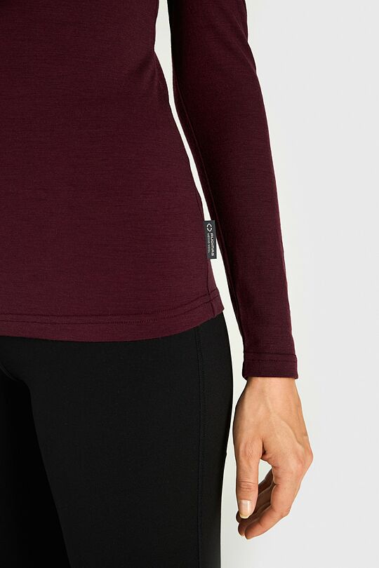 Light merino wool roll neck top 3 | PURPLE | Audimas