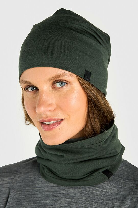 Merino wool hat 2 | GREEN | Audimas
