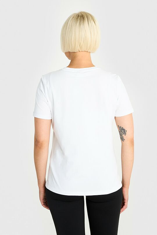 Short sleeves cotton T-shirt the mystery of the deep 2 | WHITE | Audimas
