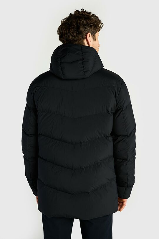 Down jacket with hood 2 | BLACK | Audimas