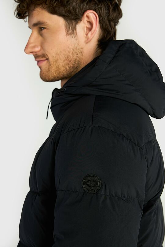 Down jacket with hood 3 | BLACK | Audimas