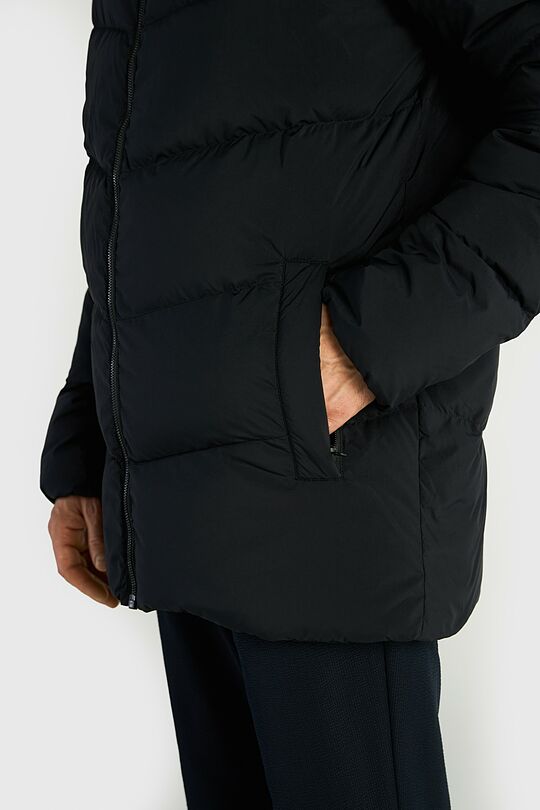 Down jacket with hood 5 | BLACK | Audimas
