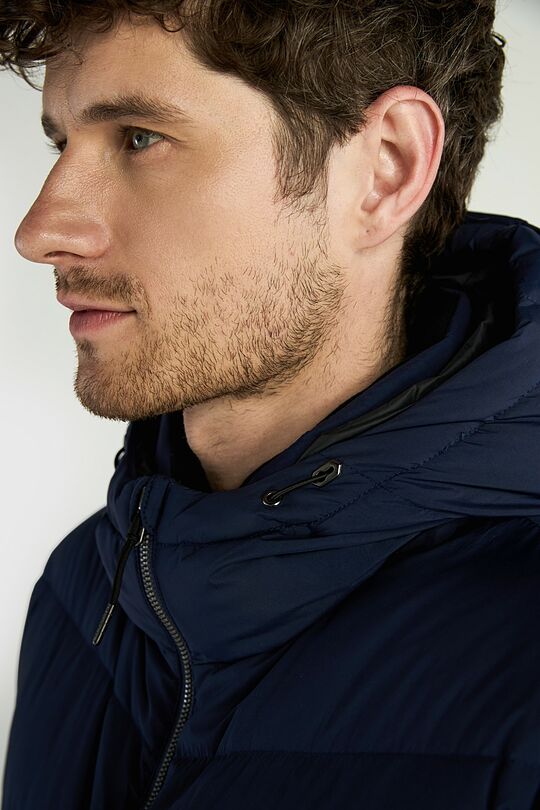 Down jacket with hood 3 | BLUE | Audimas
