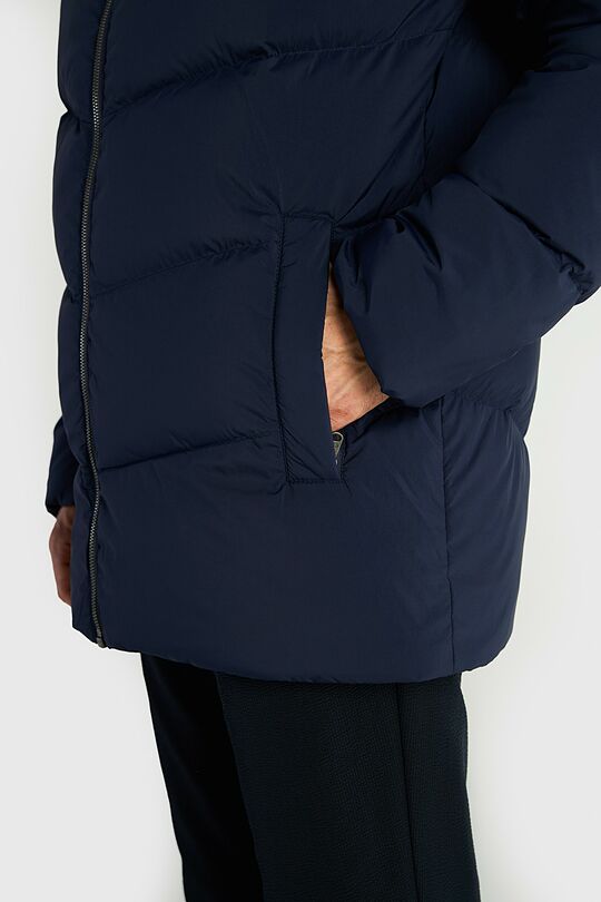 Down jacket with hood 5 | BLUE | Audimas