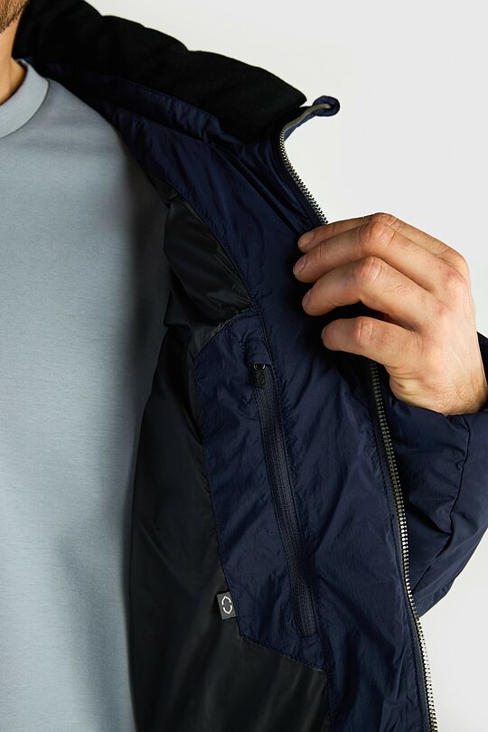Down jacket with hood 6 | BLUE | Audimas