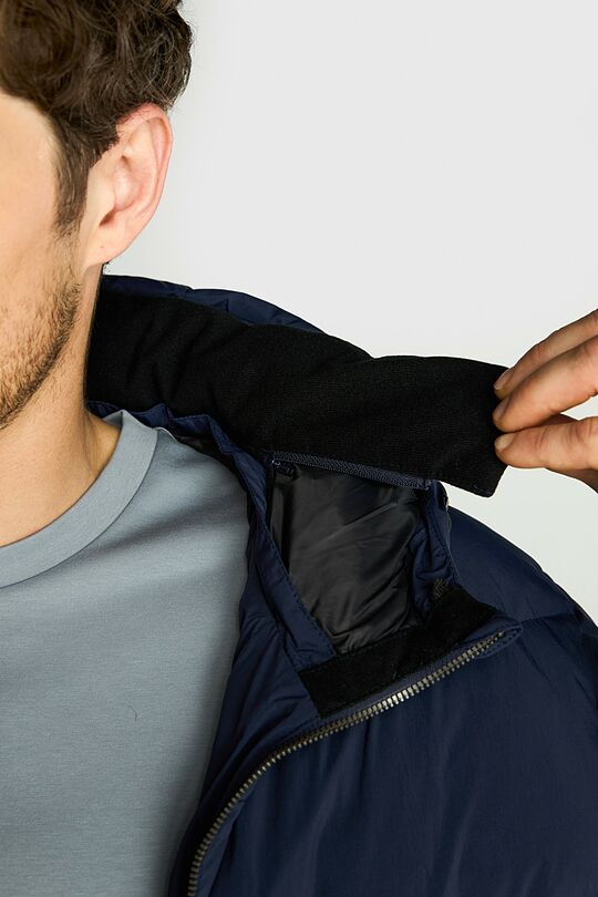 Down jacket with hood 7 | BLUE | Audimas