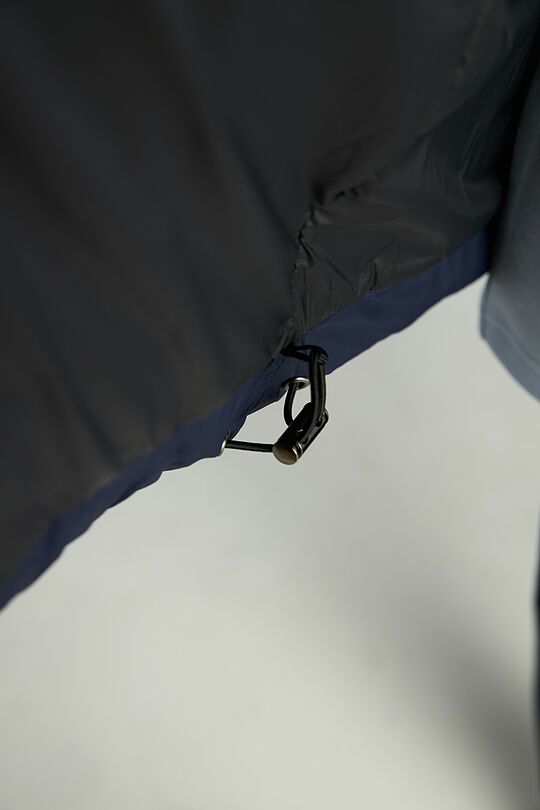Down jacket with hood 8 | BLUE | Audimas