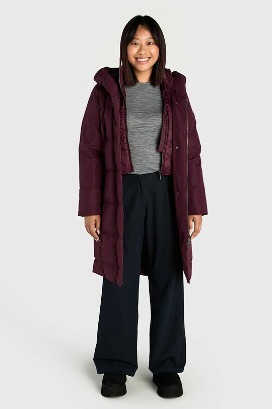 Down coat with membrane 7 | burgundy | Audimas