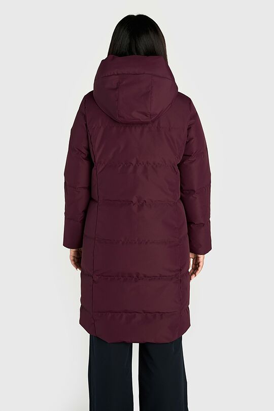Down coat with membrane 2 | burgundy | Audimas
