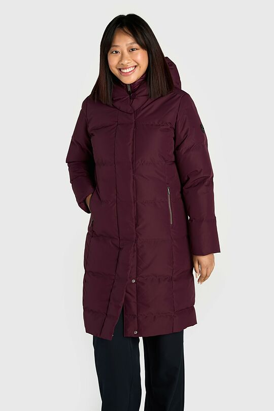 Down coat with membrane 1 | burgundy | Audimas