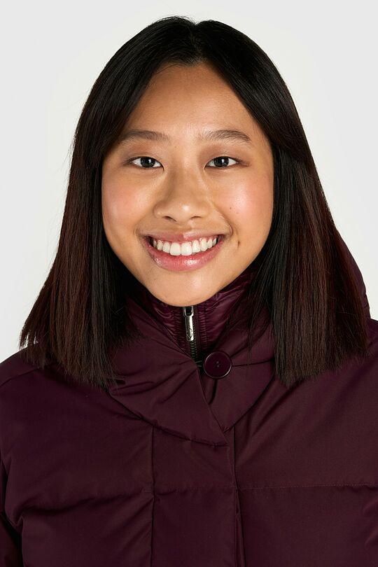 Down coat with membrane 4 | burgundy | Audimas