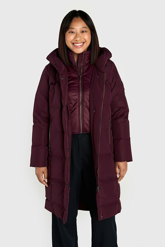 Down coat with membrane 5 | burgundy | Audimas