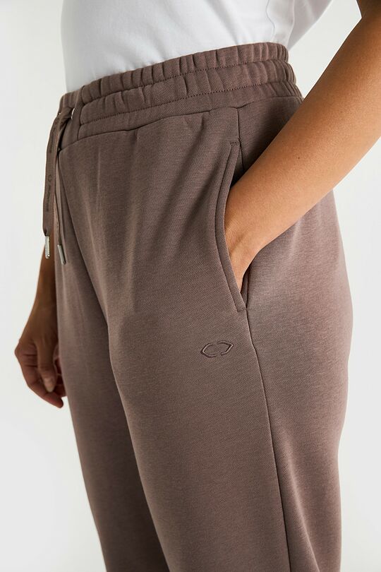 Cotton fleece sweatpants 4 | Cream | Audimas