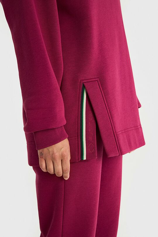 Cotton fleece sweatshirt 2 | PINK | Audimas