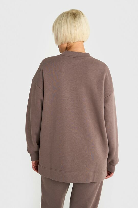 Cotton fleece sweatshirt 3 | Hazel | Audimas