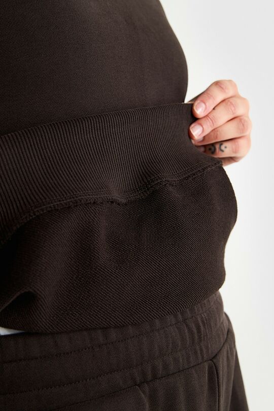 Peach-touch crewneck sweatshirt 3 | BROWN | Audimas