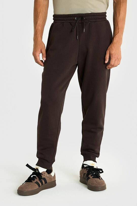Cotton fleece sweatpants 2 | BROWN | Audimas