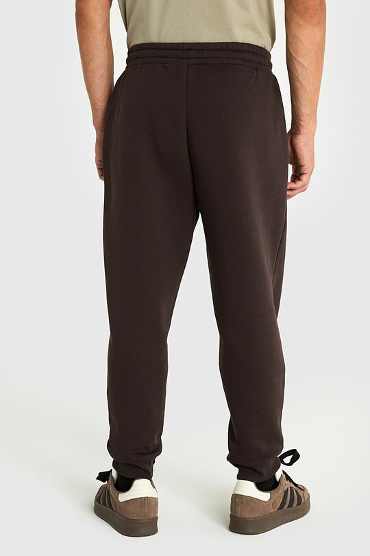 Cotton fleece sweatpants 5 | BROWN | Audimas