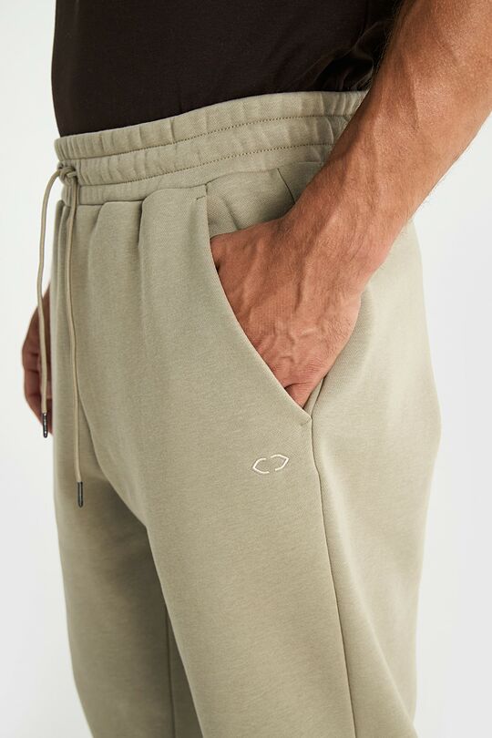 Cotton fleece sweatpants 4 | Cream | Audimas