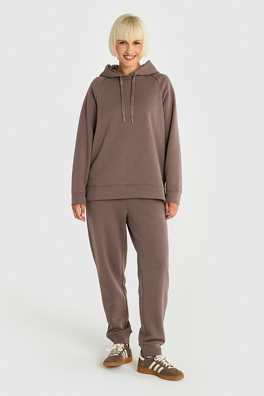 Cotton fleece hoodie 6 | Cream | Audimas