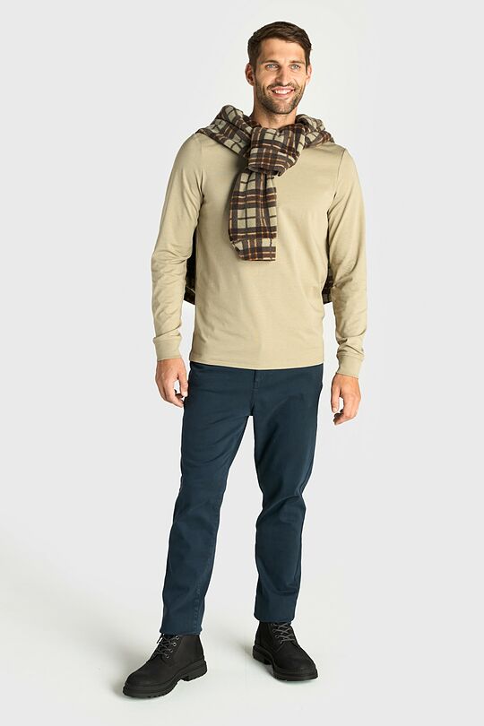 Long sleeve T-shirt 3 | Cream | Audimas