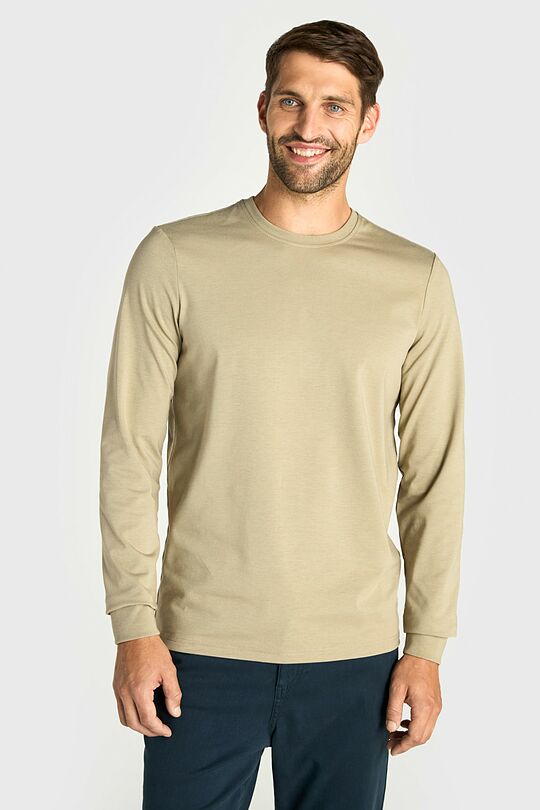 Long sleeve T-shirt 1 | Cream | Audimas