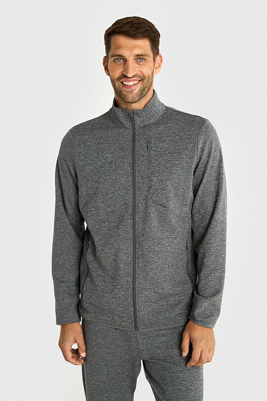 Synthetic jersey sweatshirt 1 | GREY | Audimas