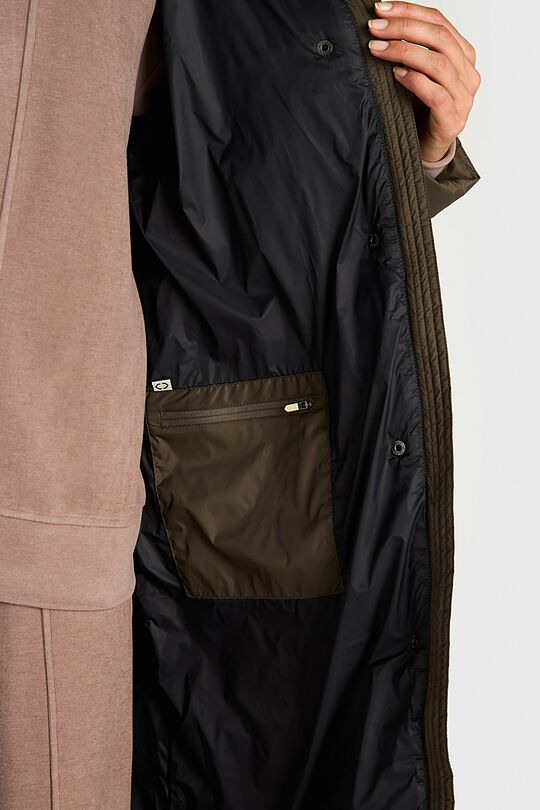 Down coat with cocooning hood 7 | BROWN | Audimas