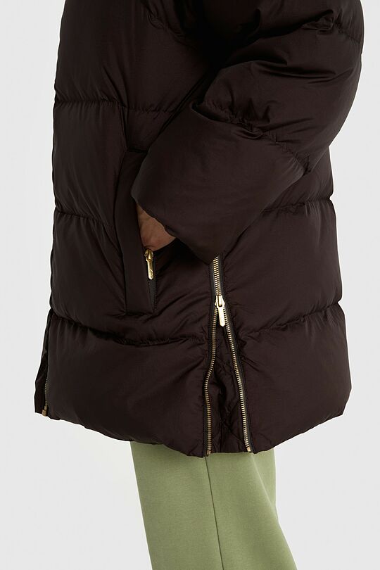 Long down jacket 5 | BROWN | Audimas