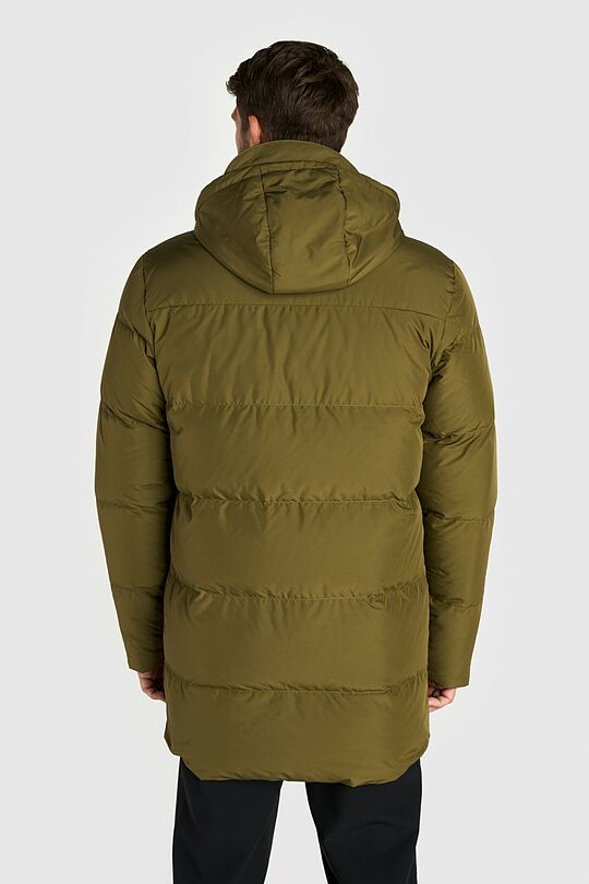 Long down jacket 2 | GREEN | Audimas