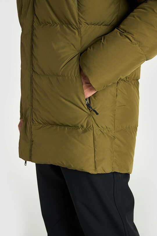 Long down jacket 3 | GREEN | Audimas