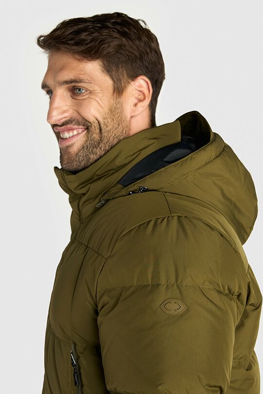 Long down jacket 4 | GREEN | Audimas
