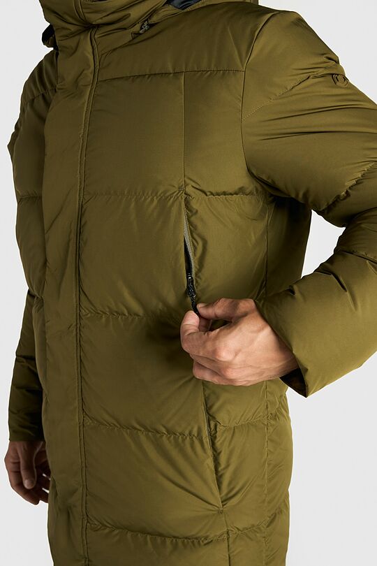 Long down jacket 5 | GREEN | Audimas
