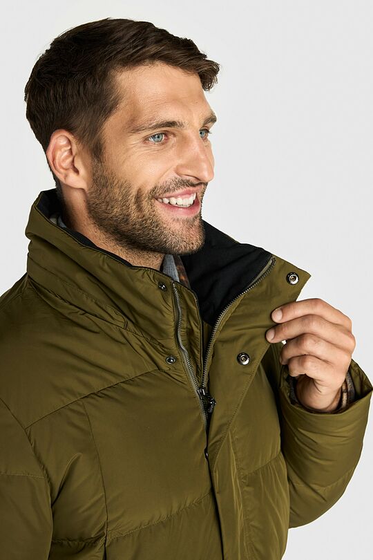 Long down jacket 7 | GREEN | Audimas