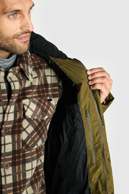 Long down jacket 8 | GREEN | Audimas