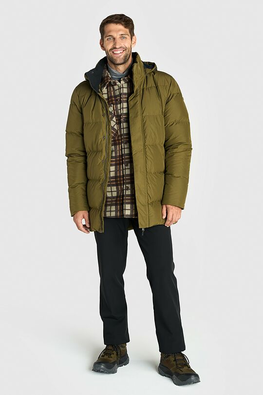 Long down jacket 9 | GREEN | Audimas