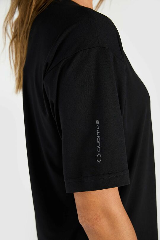 Peach touch synthetic T-shirt 3 | BLACK | Audimas