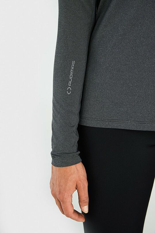 Sports long sleeve top 3 | BLACK | Audimas